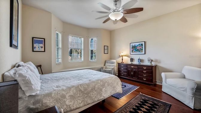 Bedroom, Interior, Wood Texture Flooring
