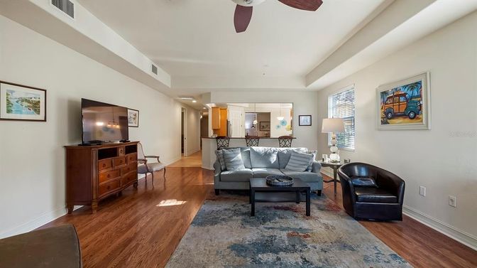 Interior, Kitchen, Living room, Wood Texture Flooring