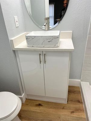 Bathroom, Interior, Wood Texture Flooring