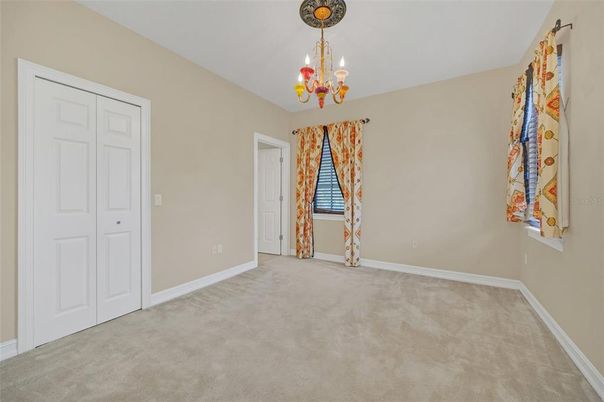 Chandelier, Empty room, Interior