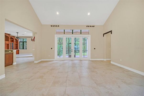 Empty room, Interior, Recessed Lighting