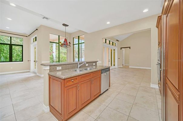 Interior, Kitchen, Pendant Lights, Recessed Lighting