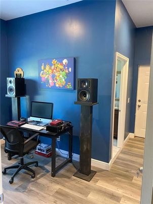 Home Office, Interior, Wood Texture Flooring