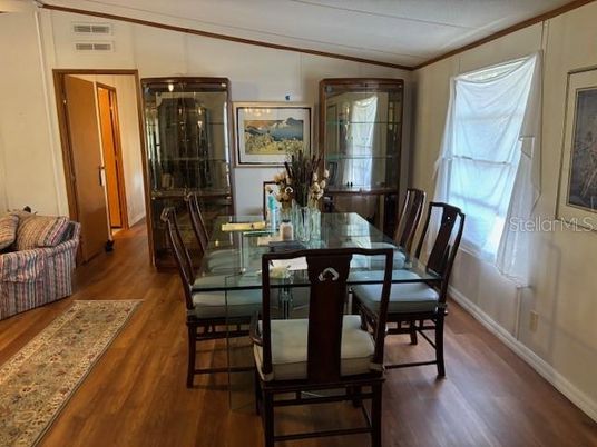 Dining room, Interior, Wood Texture Flooring