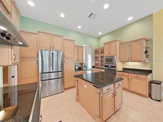 Interior, Kitchen, Recessed Lighting, Stainless Steel Appliances