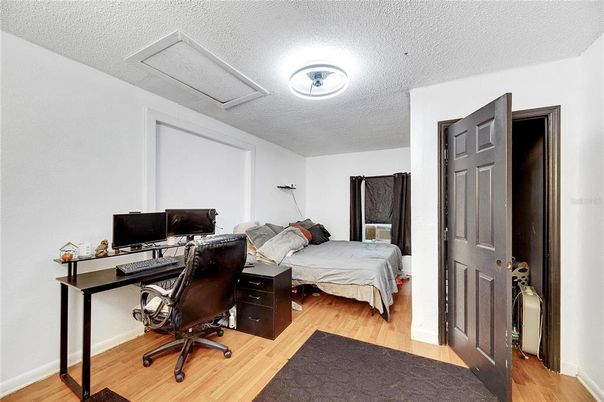 Bedroom, Home Office, Interior, Wood Texture Flooring