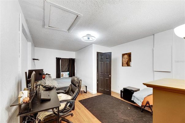 Bedroom, Home Office, Interior, Wood Texture Flooring