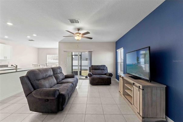 Interior, Living room, Recessed Lighting