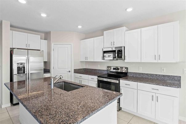 Interior, Kitchen, Recessed Lighting, Stainless Steel Appliances