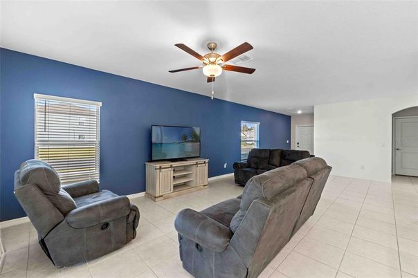 Interior, Living room, Recessed Lighting