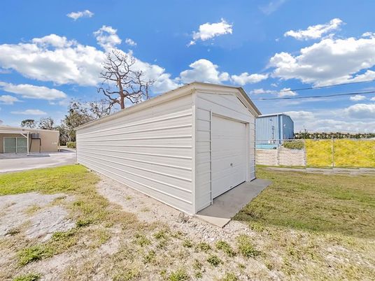 Backyard, Detached Garage, Exterior