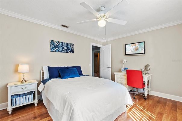 Bedroom, Home Office, Interior, Wood Texture Flooring