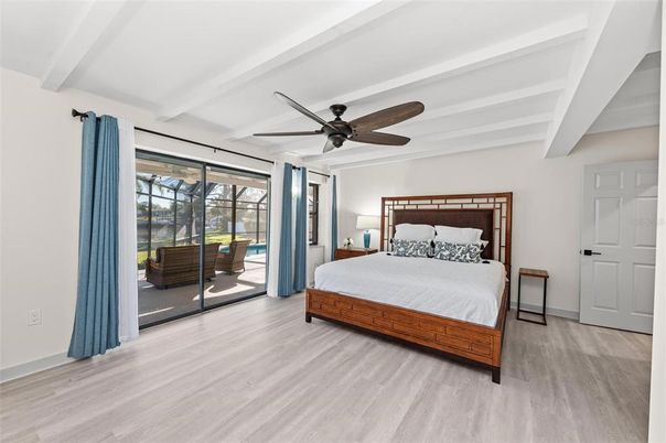 Bedroom, Interior, Wood Texture Flooring
