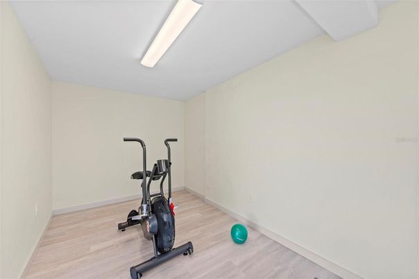Fitness Equipment, Interior, Wood Texture Flooring