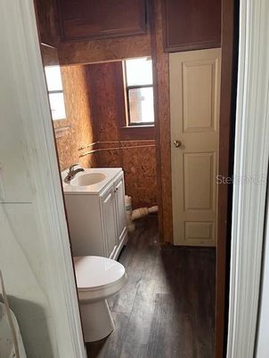 Bathroom, Interior, Wood Texture Flooring