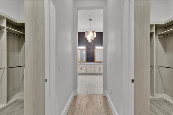 Chandelier, Interior, Marble, Walk-in Closets, Wood Texture Flooring