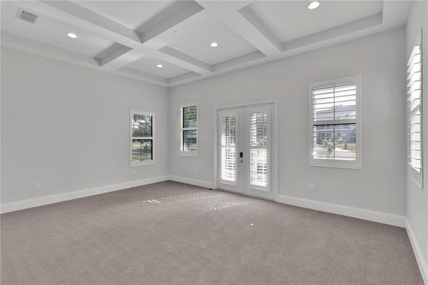Empty room, Interior, Recessed Lighting