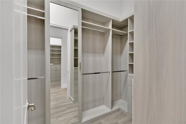 Interior, Walk-in Closets, Wood Texture Flooring