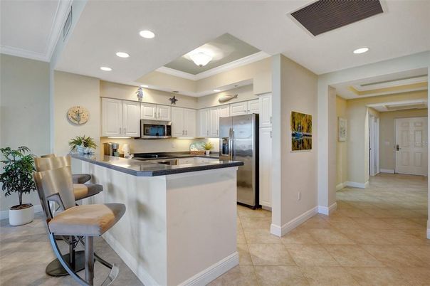Interior, Kitchen, Recessed Lighting, Stainless Steel Appliances