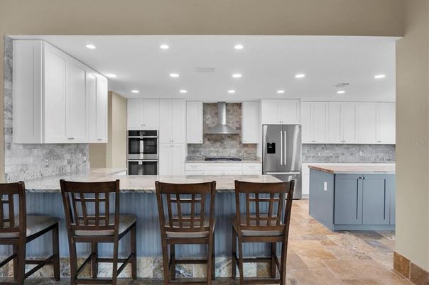 Interior, Kitchen, Recessed Lighting, Stainless Steel Appliances
