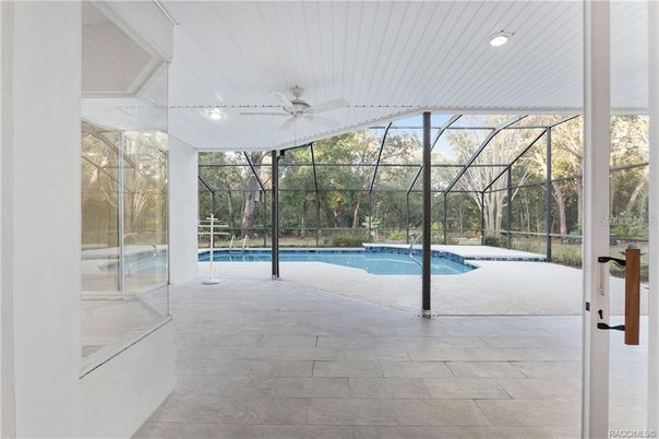 Glass Ceilings, Interior, Pool, Recessed Lighting, Sun Room