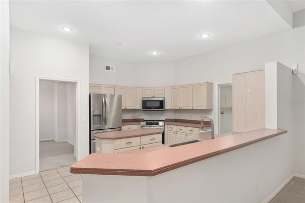 Interior, Kitchen, Recessed Lighting, Stainless Steel Appliances