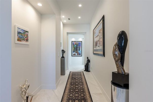 Interior, Marble, Recessed Lighting