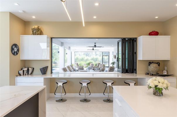 Interior, Marble, Recessed Lighting