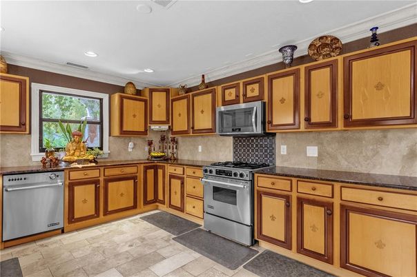 Interior, Kitchen, Recessed Lighting, Stainless Steel Appliances