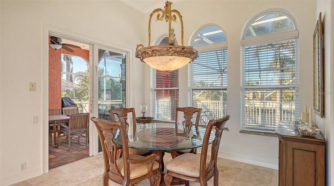 Dining room, Interior, Pendant Lights