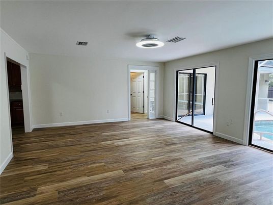 Empty room, Interior, Wood Texture Flooring