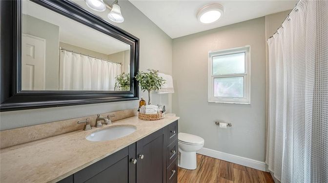 Bathroom, Interior, Wood Texture Flooring