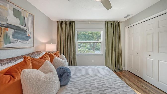 Bedroom, Interior, Wood Texture Flooring