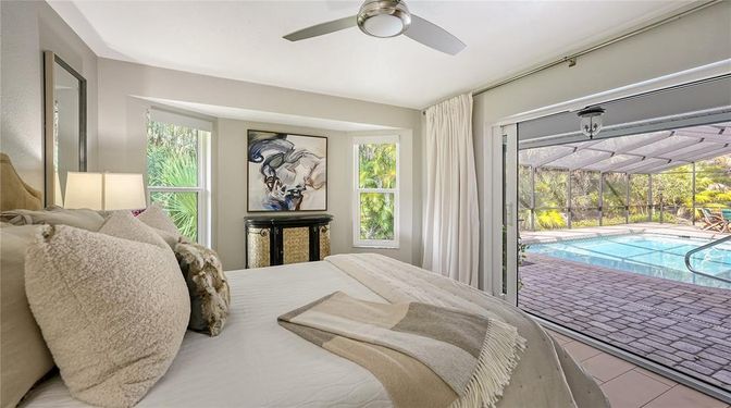 Bedroom, Interior, Pool, Sun Room