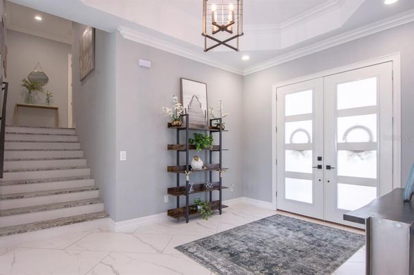 Interior, Marble, Pendant Lights, Recessed Lighting