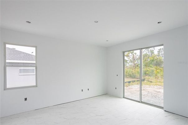 Empty room, Interior, Marble, Recessed Lighting