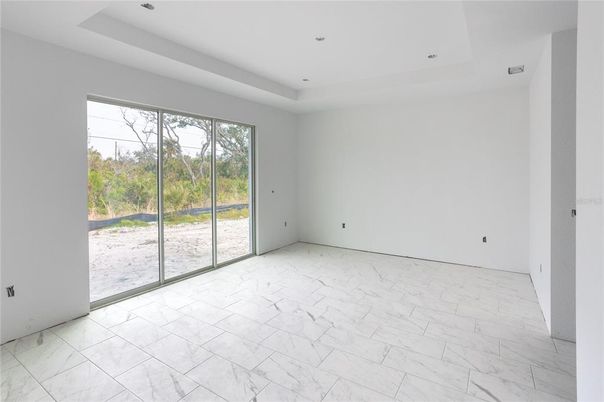 Empty room, Interior, Marble, Recessed Lighting