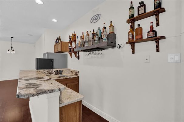 Interior, Pendant Lights, Recessed Lighting, Wood Texture Flooring