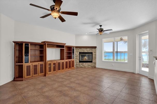Empty room, Fireplace, Interior, Water