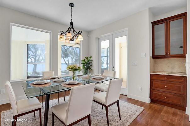 Chandelier, Dining room, Interior, Pendant Lights, Wood Texture Flooring