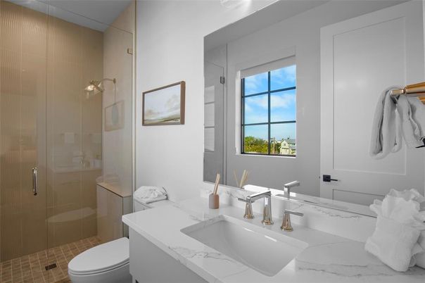 Bathroom, Glass Shower, Interior