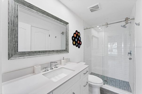Bathroom, Glass Shower, Interior