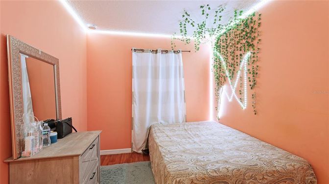 Bedroom, Interior, Wood Texture Flooring