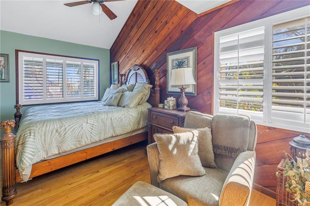 Bedroom, Interior, Wood Texture Flooring, Wooden Walls