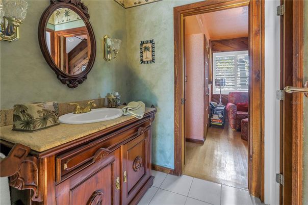 Bathroom, Interior, Wood Texture Flooring