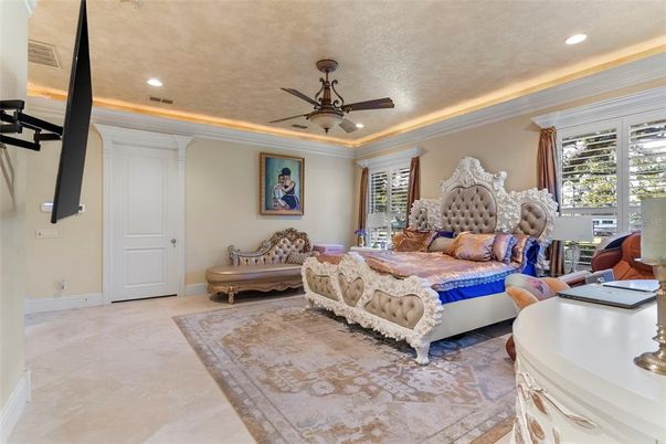 Bedroom, Interior, Recessed Lighting