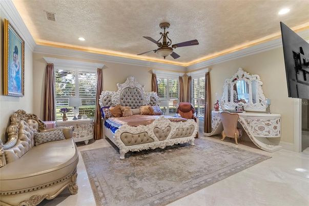 Bedroom, Interior, Recessed Lighting