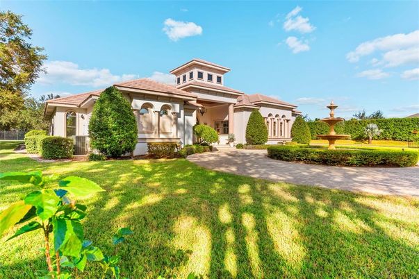 Backyard, Exterior, Facade, Mediterranean