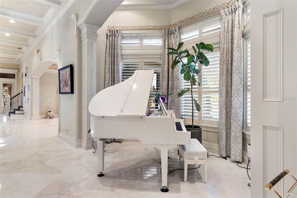 Interior, Piano, Recessed Lighting