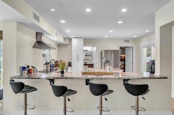 Interior, Kitchen, Recessed Lighting, Stainless Steel Appliances